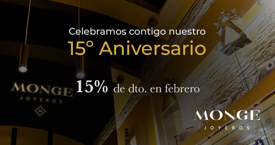 15 años creando joyas únicas con la esencia Monge Joyeros
