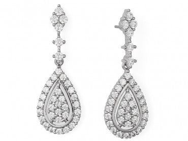 PENDIENTES MARIAN BLANCOS