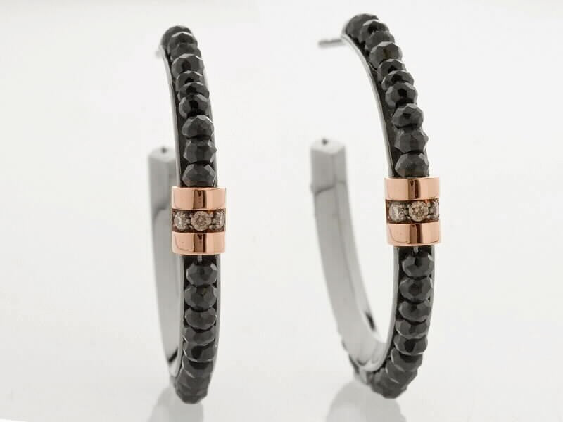 PENDIENTES ARO BLACK