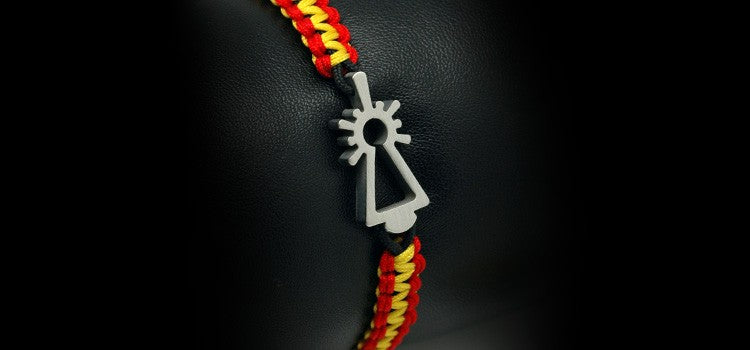 PULSERA VIRGEN NYLON ESPAÑA