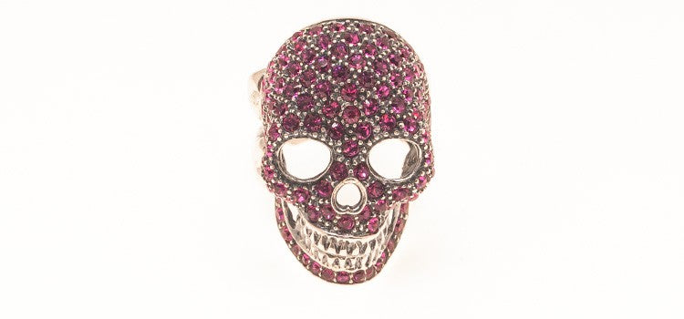 ANILLO SKULL ROSA