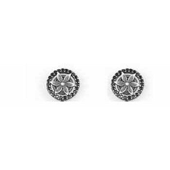 PENDIENTES SUNFIELD FLOR PLATA