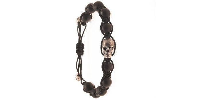PULSERA SKULL ESPINELA BALLS