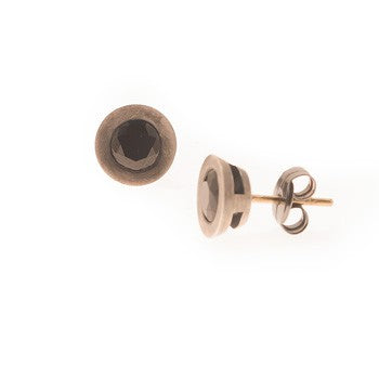 PENDIENTE BOTTON NEGRO