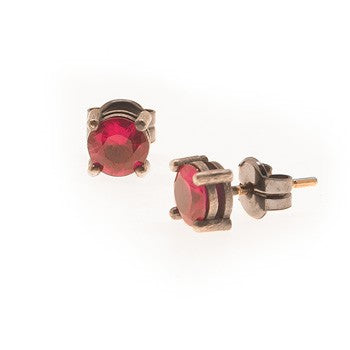 PENDIENTE PRINCESS ROJO