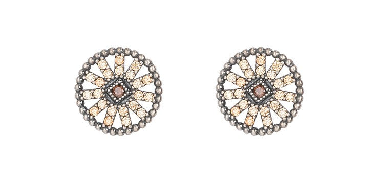 PENDIENTES SUNFIELD SOL COÑAC