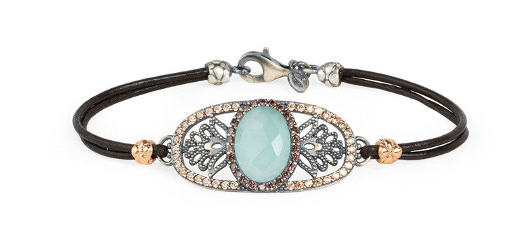 PULSERA SUNFIELD CUERO CALCEDONIA
