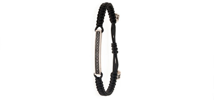 PULSERA SLAVE NYLON DIAMONDS