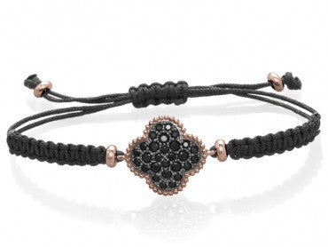 PULSERA TREBOL PAVE