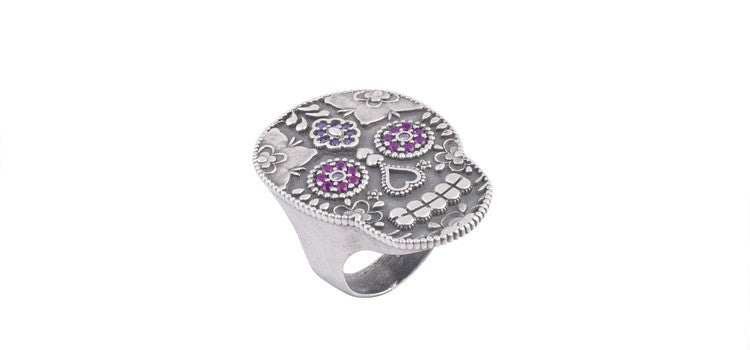 ANILLO RAIVE DE CALAVERA MEX XL