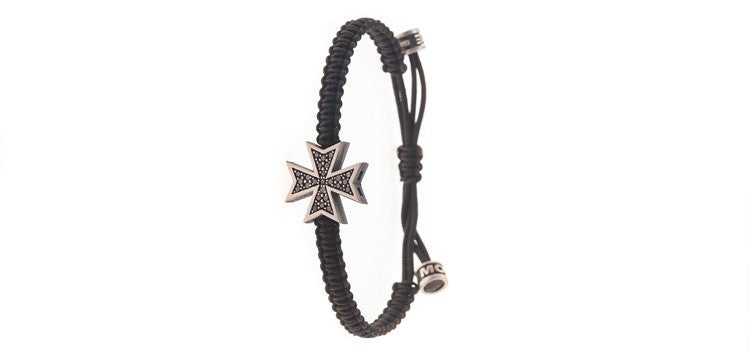 PULSERA MALTA DIAMOND BLACK