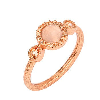 ANILLO SUNFIELD FINE CUARZO ROSA I