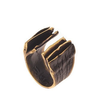 ANILLO SOL Y LUNA NEGRO FILI PLAZA