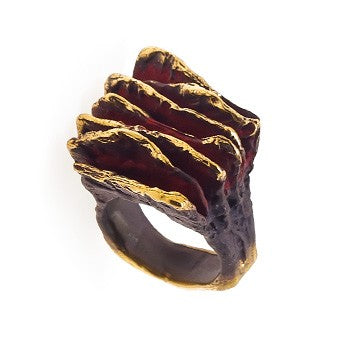 ANILLO ARPILLERA 3 ROJO FILI PLAZA