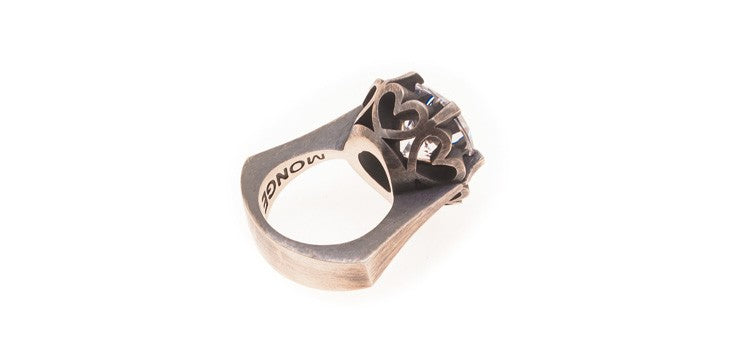 ANILLO HEARTS & ARROWS BLANCO