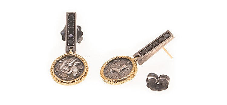 PENDIENTES ROME NEGRO