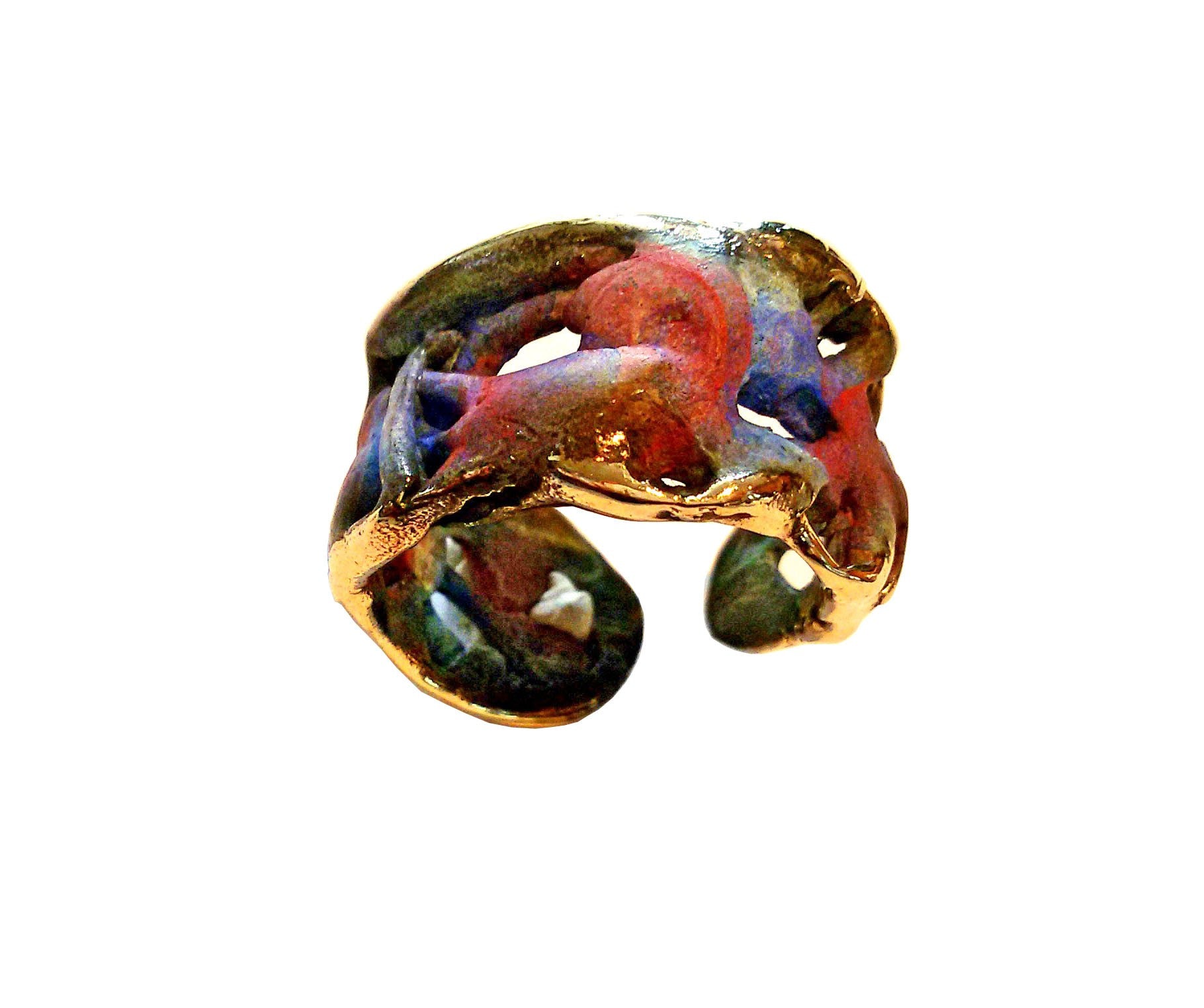 ANILLO EN LA MIRADA DE POLLOCK FILI PLAZA MEDIANO