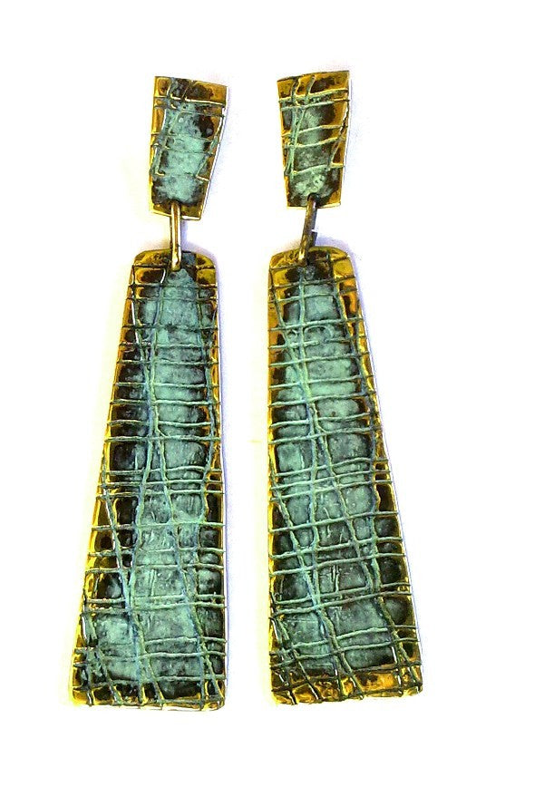 PENDIENTES COCODRILO FILI PLAZA