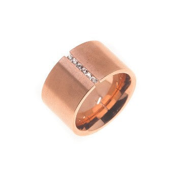 ANILLO KADO ROSA LISO