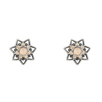 PENDIENTES SUNFIELD ESTRELLA ROSA