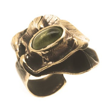 ANILLO NATURALEZA CUARZO VERDE FILI PLAZA