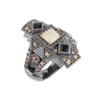 ANILLO SUNFIELD ART DECÓ