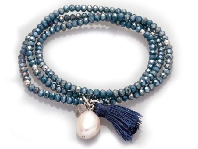 PULSERA ZEN PERLA AZUL