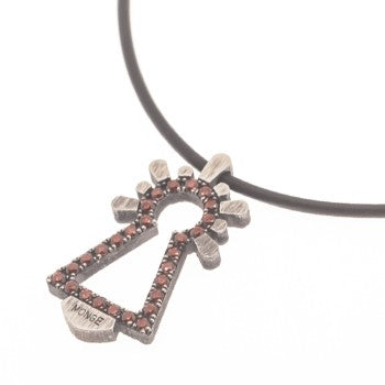 COLGANTE VIRGEN CIRCONITAS MARRONES