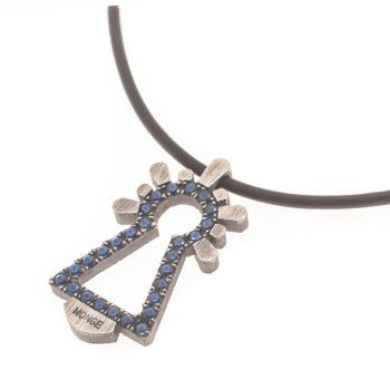 COLGANTE VIRGEN CIRCONITAS AZUL LONDON BLUE