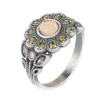 ANILLO SUNFIELD PETALO ROSA