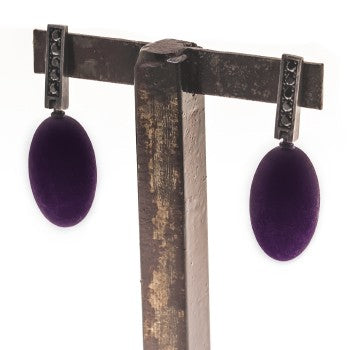 PENDIENTES ROCK PURPLE