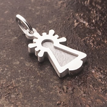 COLGANTE VIRGEN ORO BLANCO TAPADA P