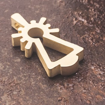 COLGANTE VIRGEN ORO AMARILLO M