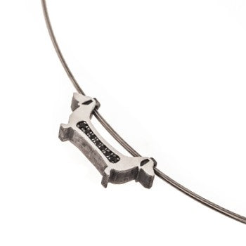 COLGANTE M&T DIAMANTES NEGROS