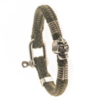 PULSERA MYNOON BRILLANTE MARRON VERDE