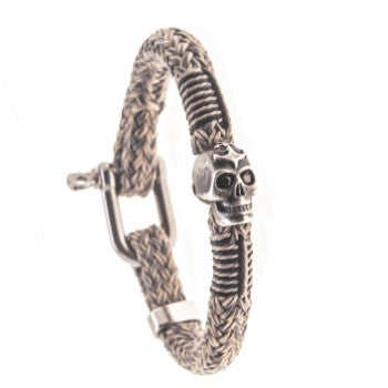 PULSERA MYNOON BRILLANTE NEGRO CREMA