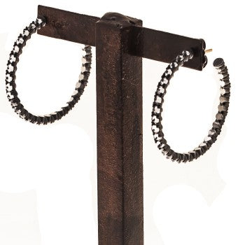 PENDIENTES ARO LOVE BLANCOS