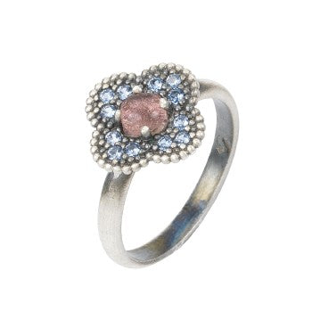 ANILLO SUNFIELD FLOR AZUL