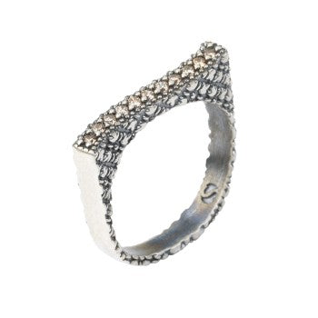 ANILLO SUNFILD ONDULATION COÑAC