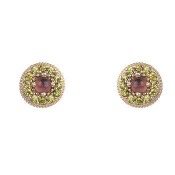 PENDIENTES SUNFIELD BOTTON ROSE