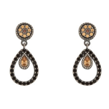 PENDIENTES RAIVE LAGRIMA NEGRA