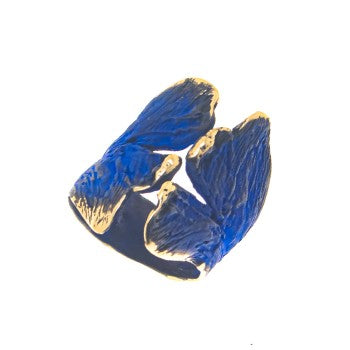 ANILLO FILI PLAZA PETALO AZUL II