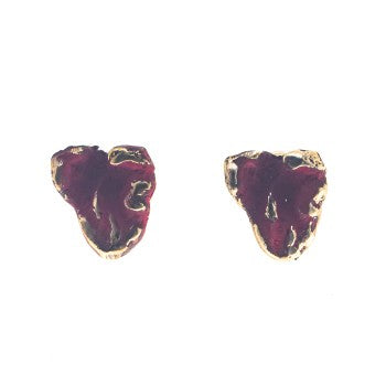 PENDIENTS FILI PLAZA PETALOS XS ROJO