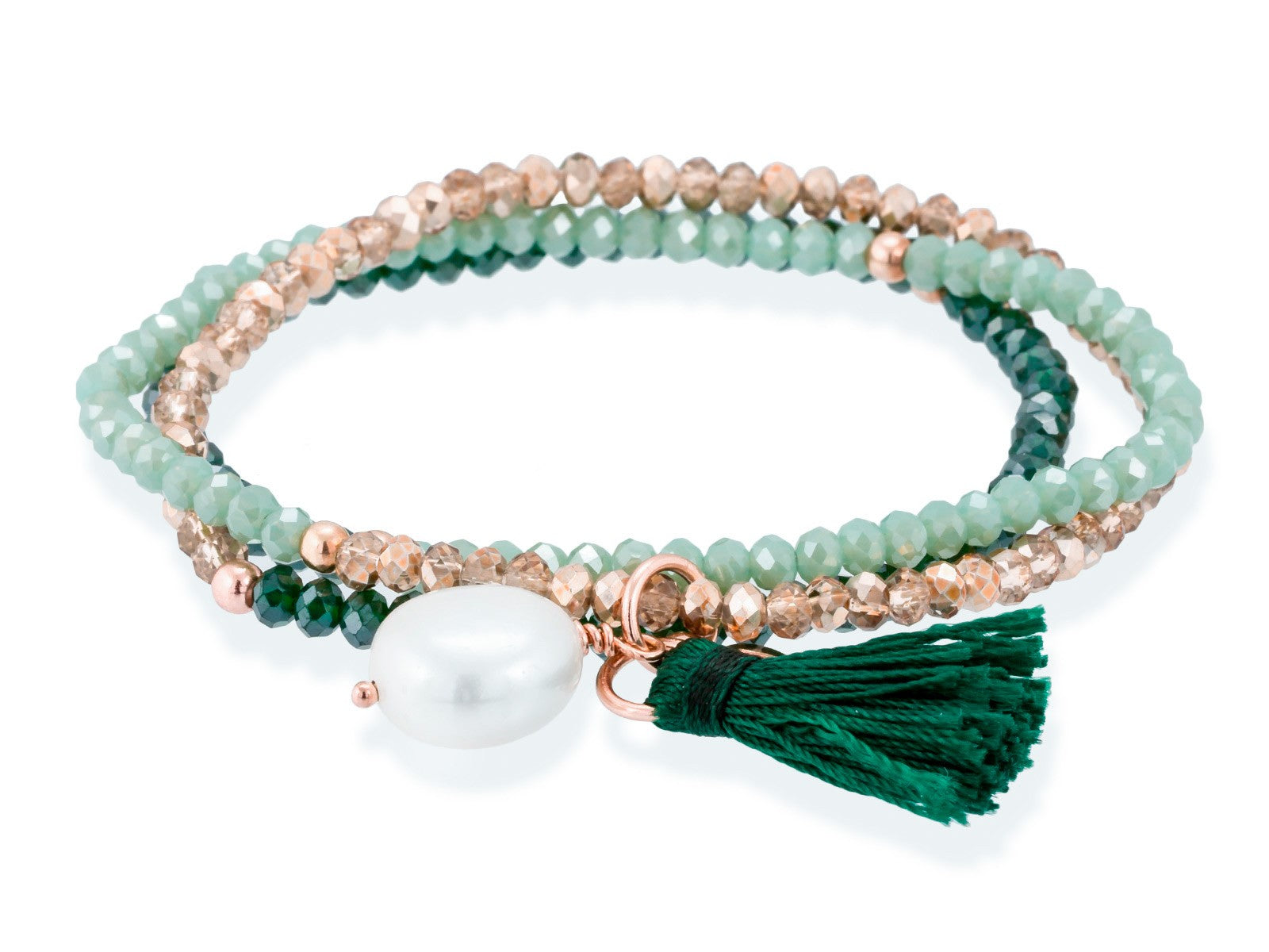 PULSERA ZEN TRIPLE VERDE