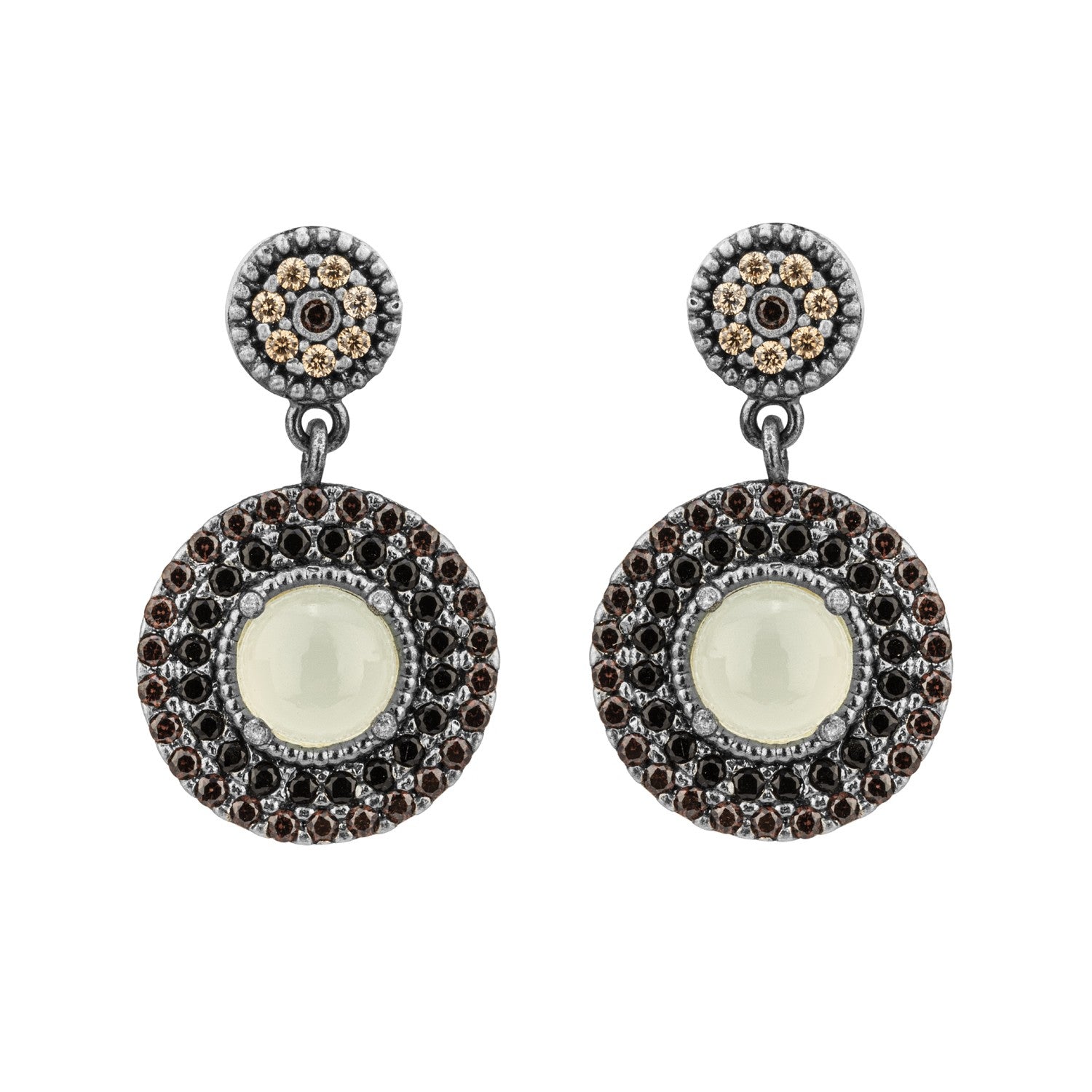 PENDIENTES RAIVE CALCEDONIA & CIRCONITAS