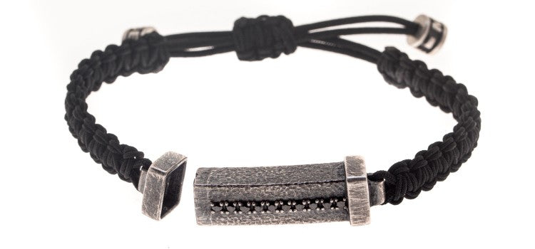 PULSERA ETERNITY BLACK DIAMONS