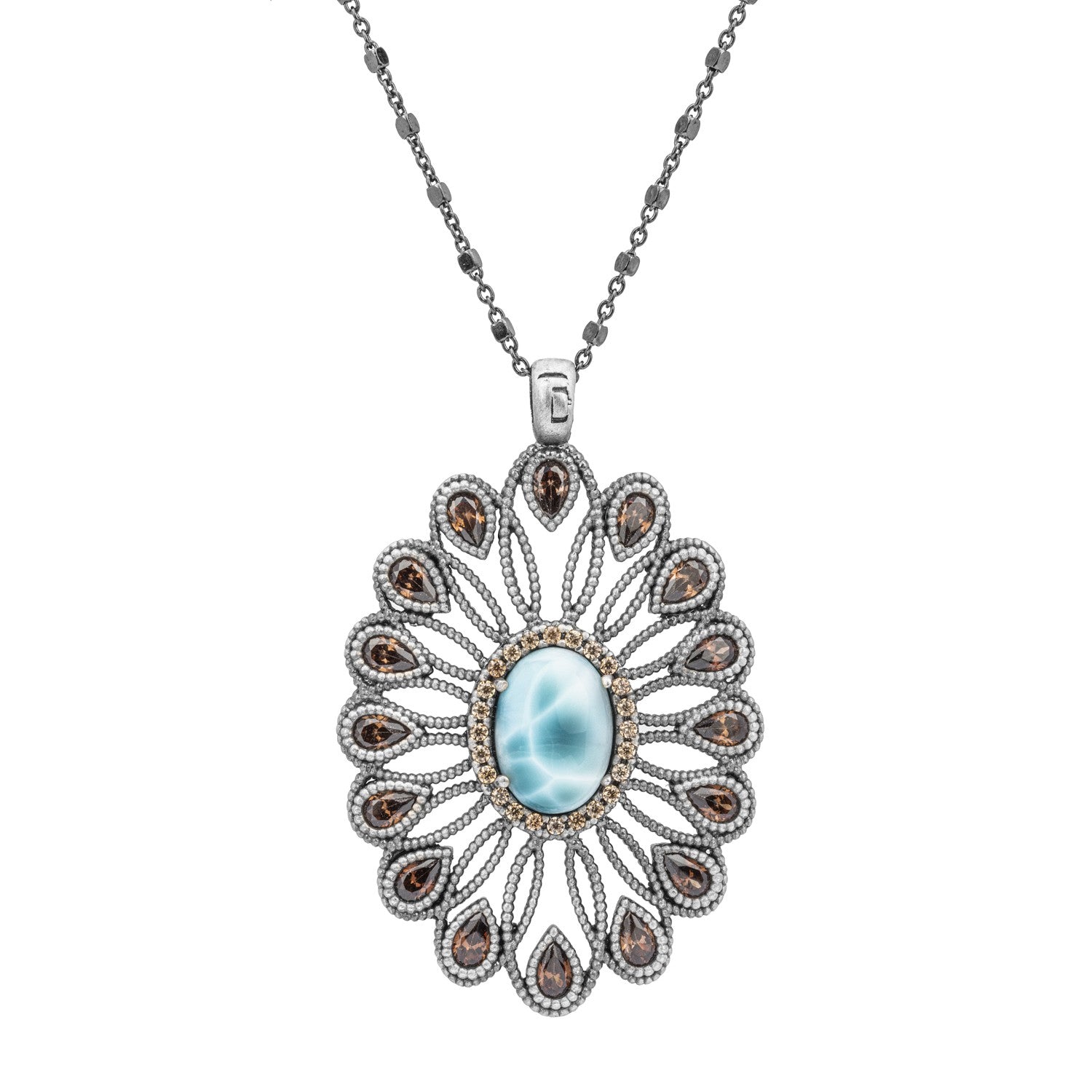 COLGANTE RAIVE OVAL LARIMAR