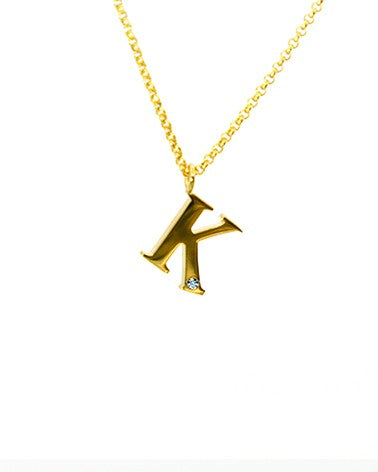 COLGANTE MON PETIT LETRA K