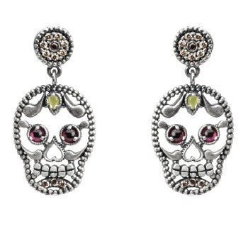 PENDIENTES RAIVE CALAVERA CUORE XL