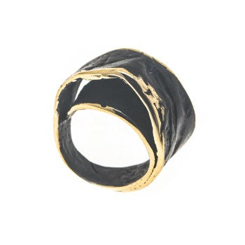 ANILLO FILI PLAZA BRONCE NEGRO